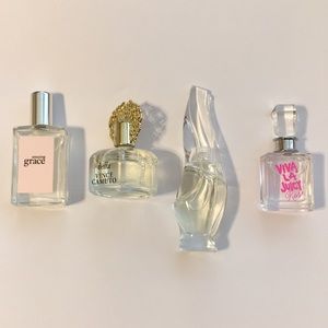 Set of 4 designer perfumes